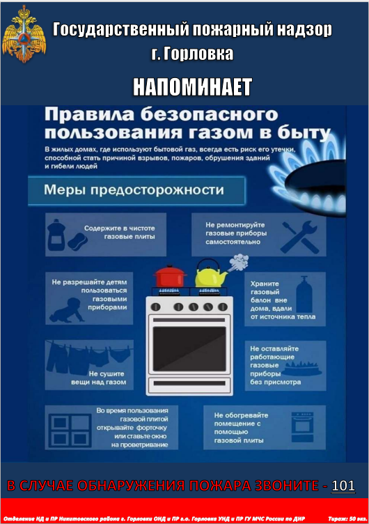Государственный пожарный надзор города Горловки информирует!.