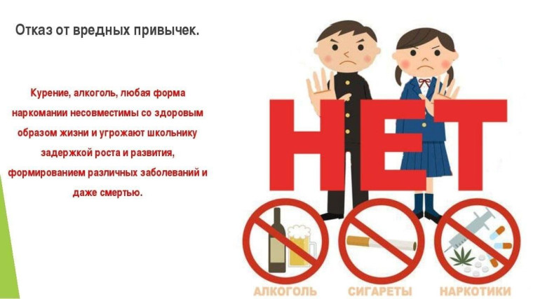Профилактика вредных привычек.