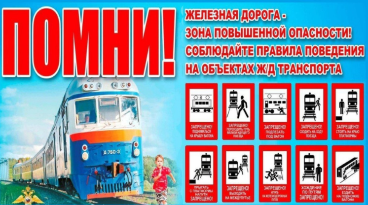 Железная дорога - зона повышенной опасности!.